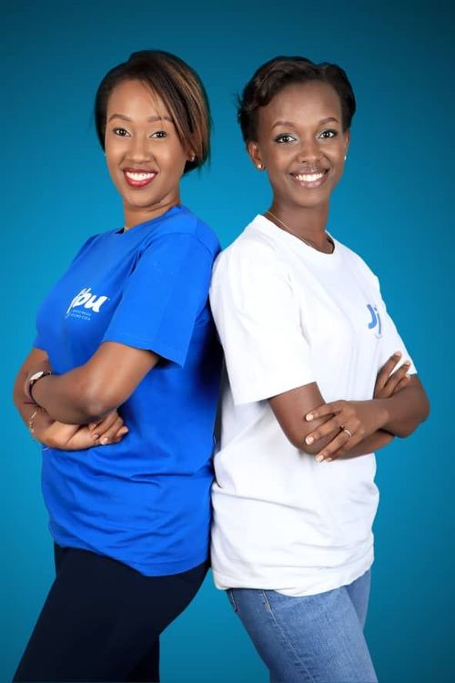 Elsy Clara Havyarimana  and Ines Hakizimana
